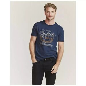FatFace Men's Three Spirits T Shirt Medium Navy
